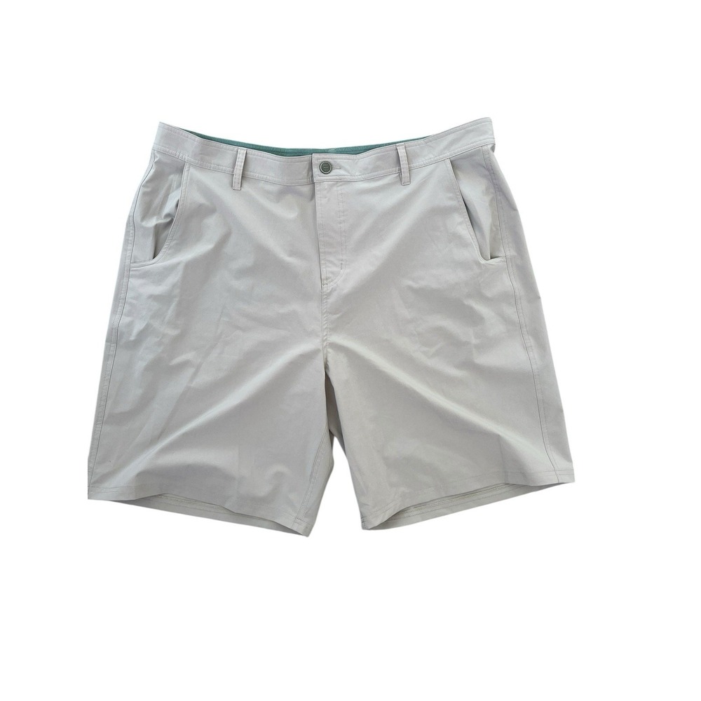 Free Fly Tradewind Shorts Tan‎ Stretch Performance Golf Preppy Casual, Size 42